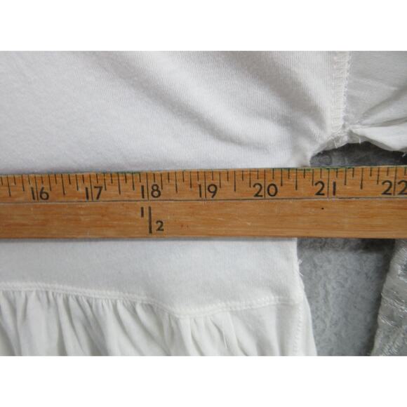 NWT FREE PEOPLE Womens Embroidered Penny Lace Peplum Top XS LILAC $98 Shirt - Picture 8 of 16